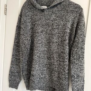 Old Navy Black and White Knit Cardigan